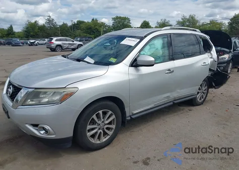 2014 Nissan Pathfinder Sl z USA, uszkodzony, nr VIN 5N1AR2MMXEC720488